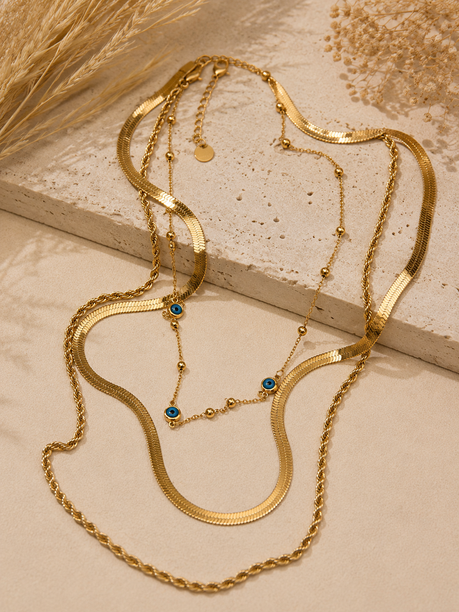 Sadeè Blue Aura Necklace