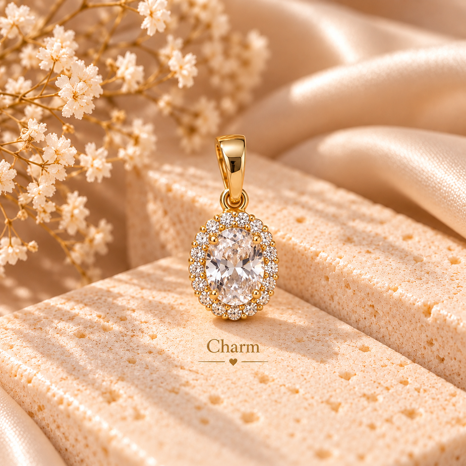 Aurora Crystal Charm