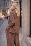 Leinen Blazer – Pinstripe