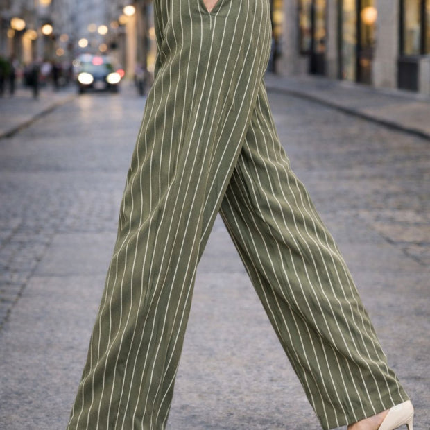 Leinenhose – Wide Leg Pants