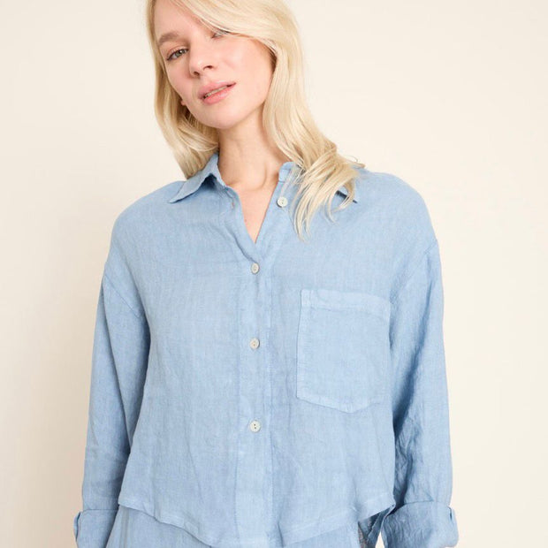 Sadeè Riviera Leinen Bluse