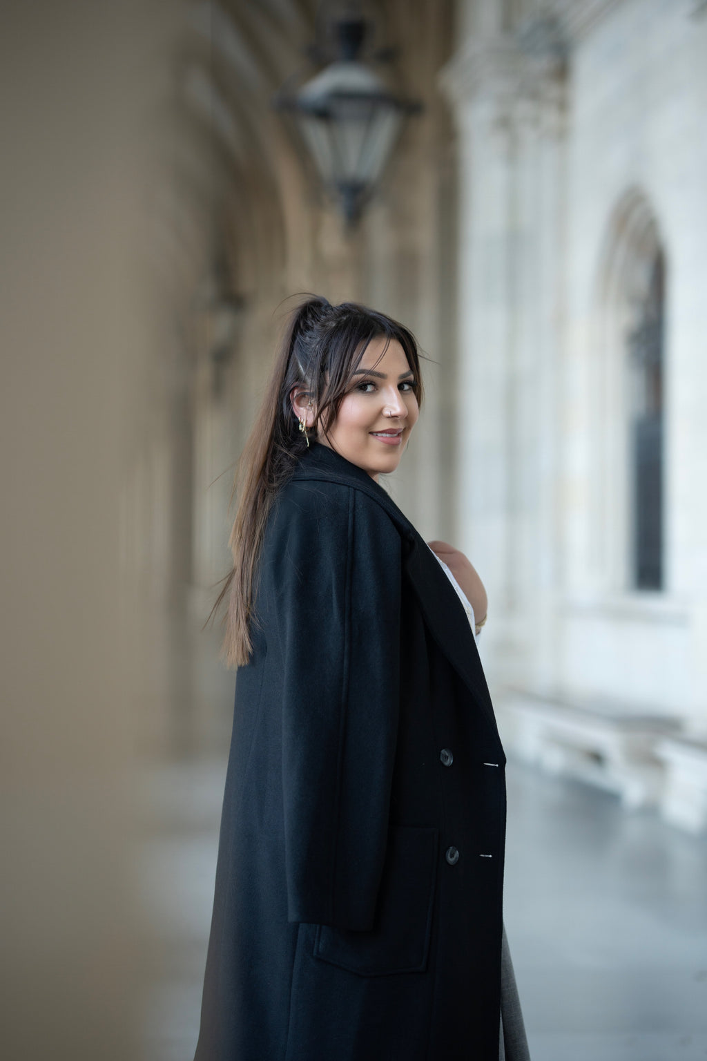 Sadeè Noir Grace Coat